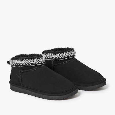 Kid Girls' Cozy Boots - Black