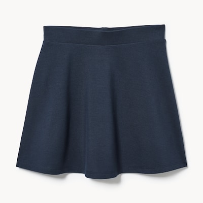 Kid Girls' Uniform Ponte Skort - Dark Navy