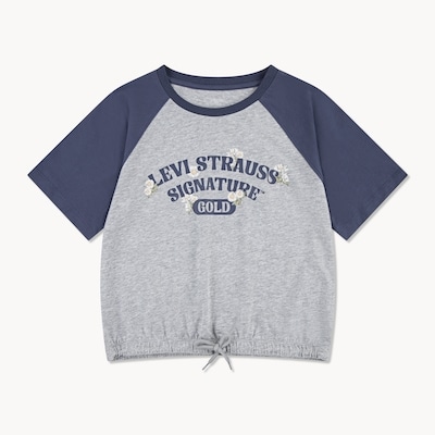 Kid Girls' Levi Strauss Signature™️ Gold T-Shirt - Navy