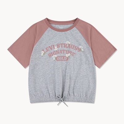 T-shirt Signature Gold Levi Strauss pour filles - ROSES
