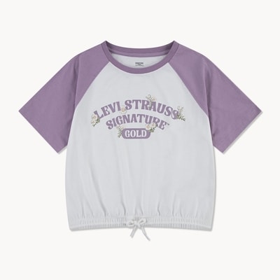 T-shirt Signature Gold Levi Strauss pour filles - Lilas