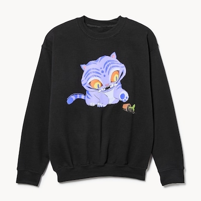 Joe Fresh K-Pop Demon Hunters Derpy Tiger Graphic Sweatshirt 1 ea, $24.00/1ea