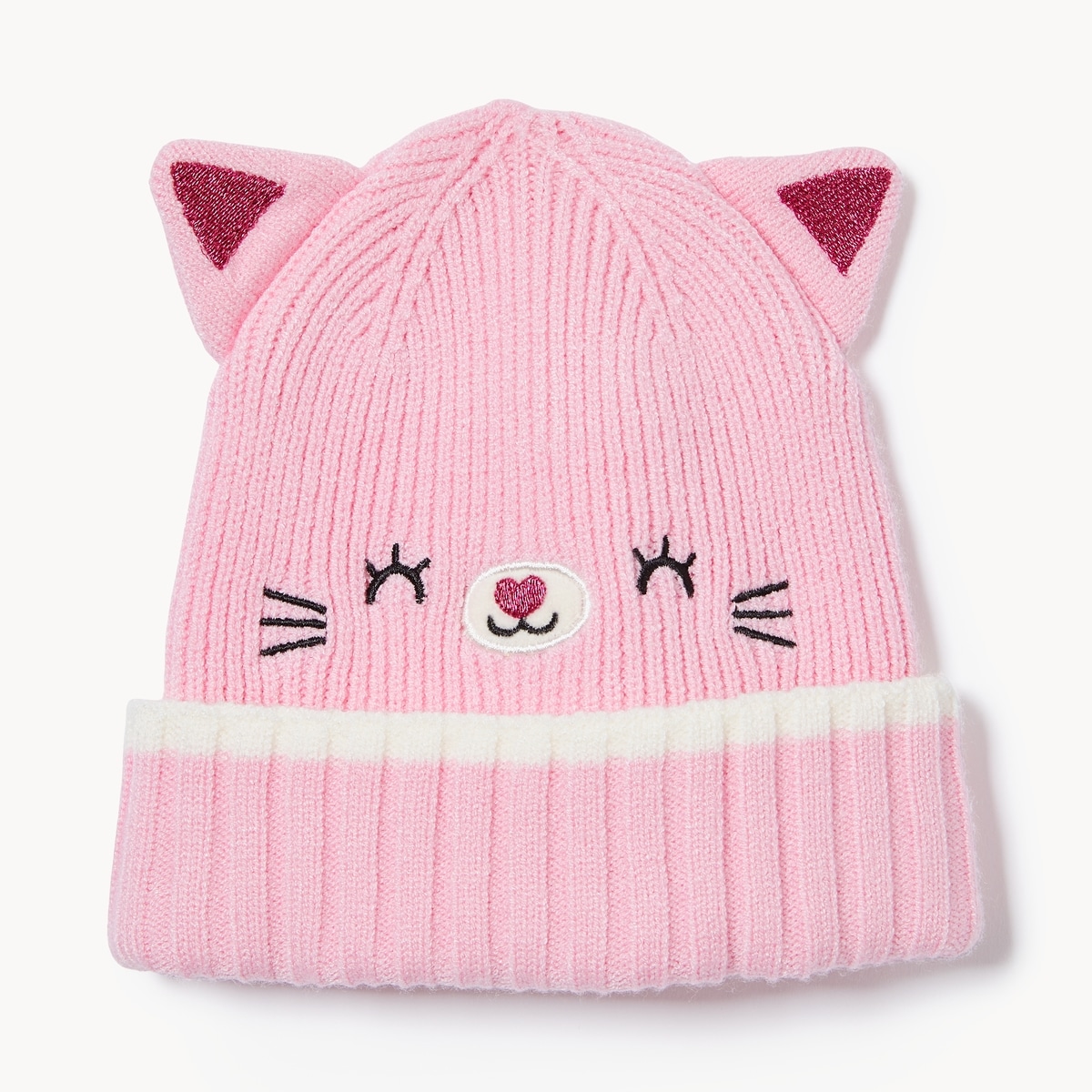 Toddler Girls' Character Beanie - Light Pink