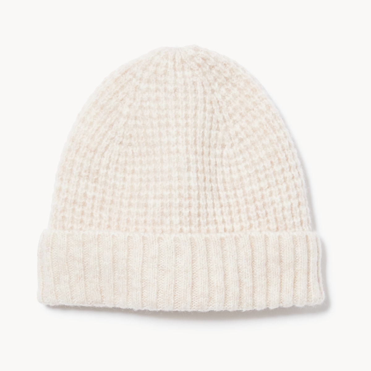 Toddler Girls' Waffle Knit Toque - Oatmeal