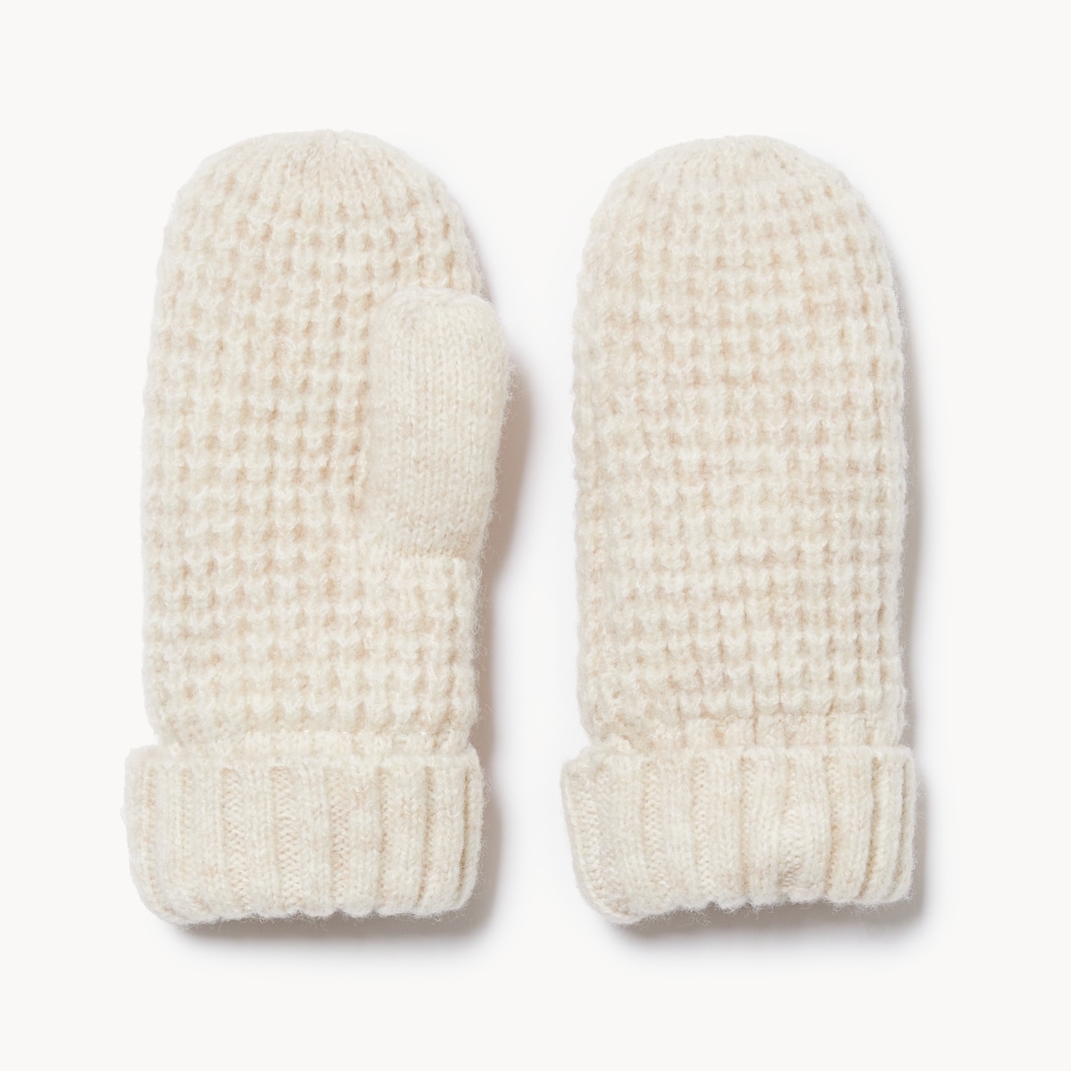 Toddler Girls' Waffle Knit Mittens