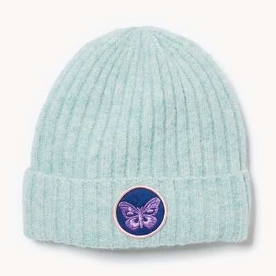 Tuque à motif pour petites filles - Bleu-Vert