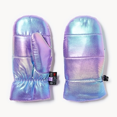 Joe Fresh Mitaines matelassées irisées pour petites filles 1 ea, 14,00 $/1ch