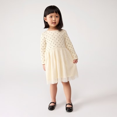Toddler Girls' Tutu Dress - Cream