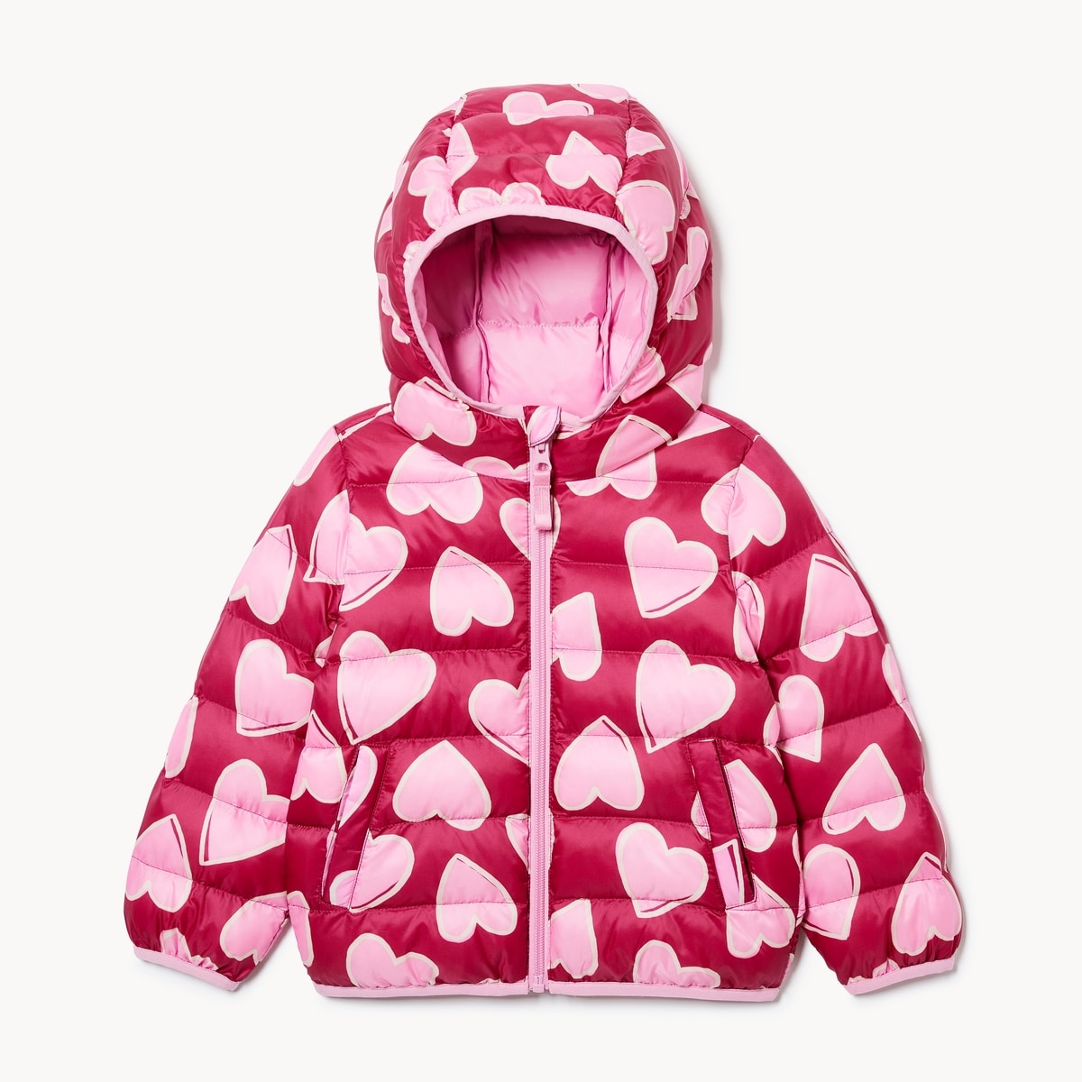 Veste matelasse de mi-saison pour petites filles