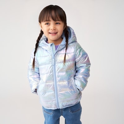 Veste matelassée de mi-saison pour tout-petits - Bleu pâle