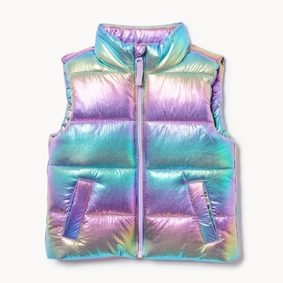 Veste matelassée pour petites filles - Lilas