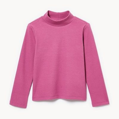 Toddler Girls' Mock Neck Top - Fuchsia