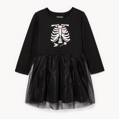 Toddler Girls' Halloween Tutu Dress - JF Black