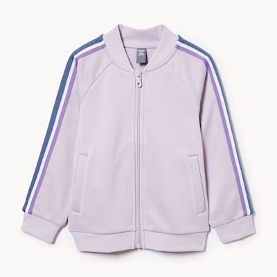 Veste d’athlétisme à glissière pour petites filles - LAVANDE POUSSIEREUSE