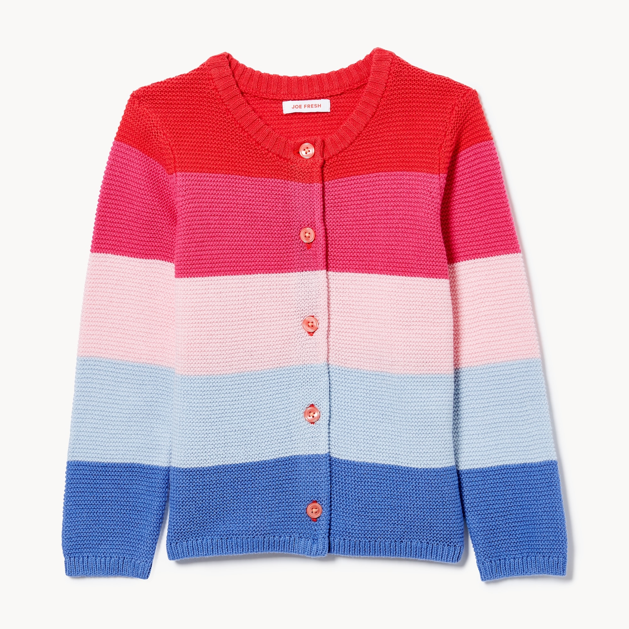 Sweater Pattern Crayola Cardigan Toddler Girls' Rainbow Cardigan