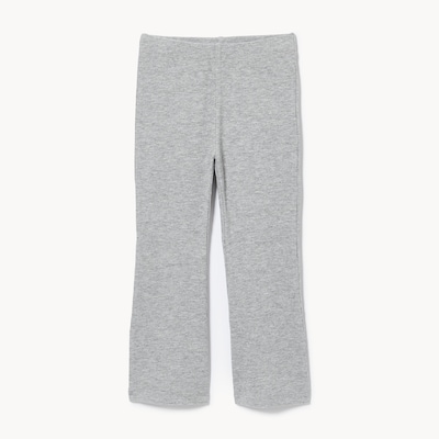 Toddler Girls' Ribbed Flare Legging - Light Grey Mix