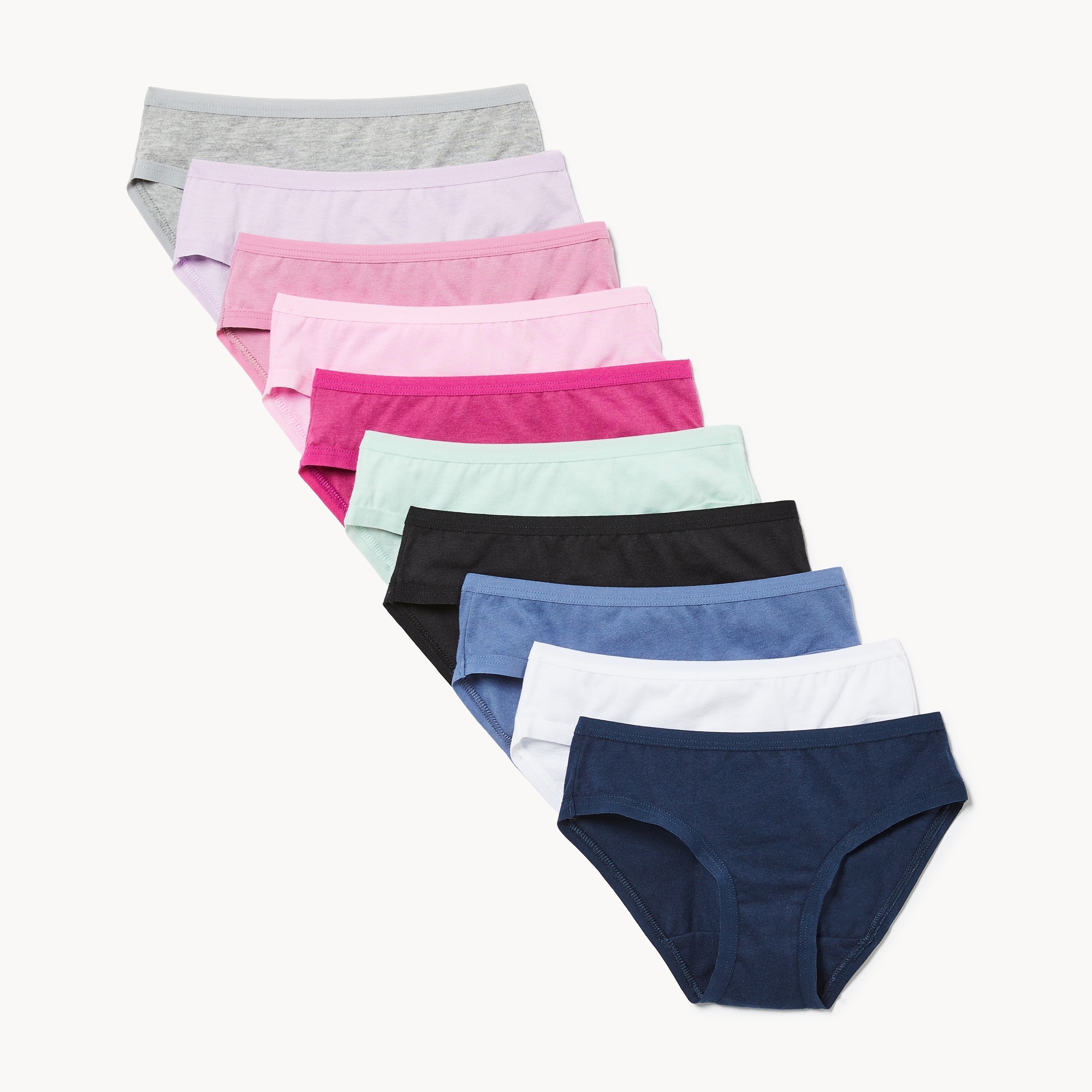 Toddler Girls' 10-Pack Bikini