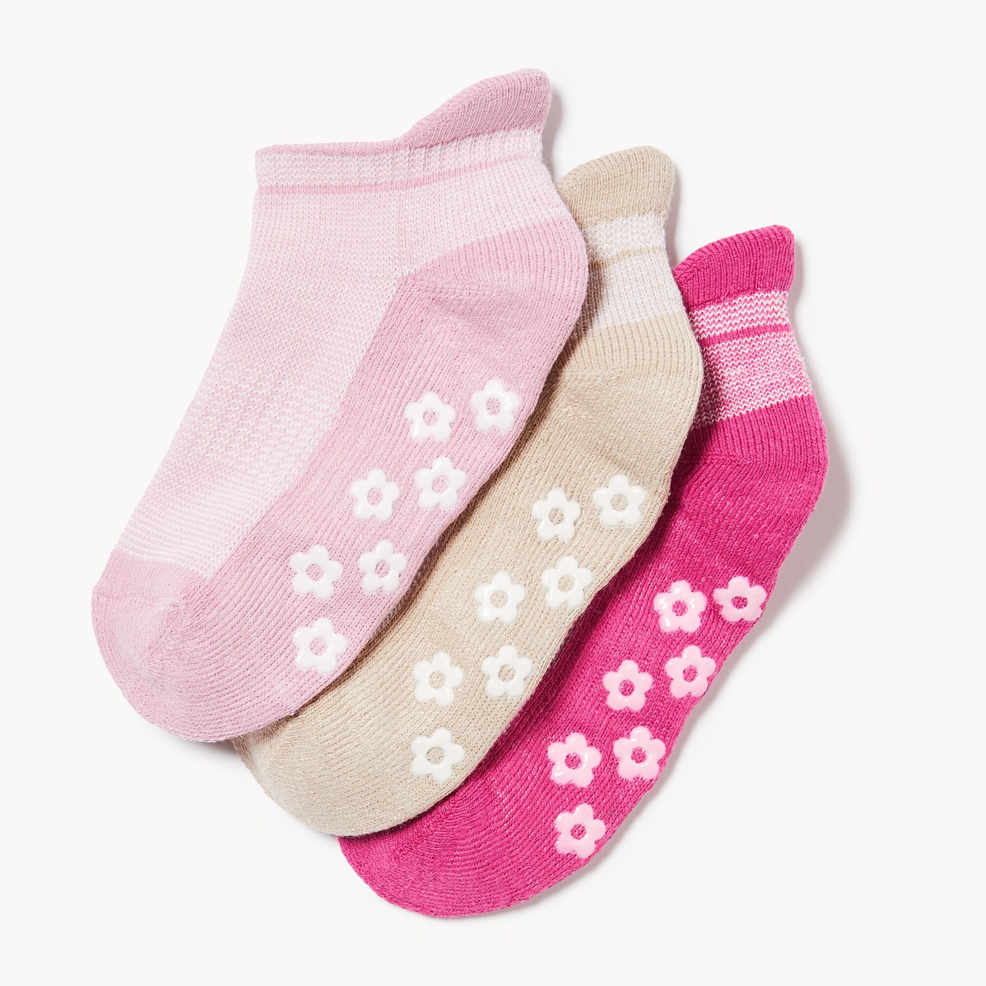 Toddler Girls' 3-Pack Low-Cut Socks