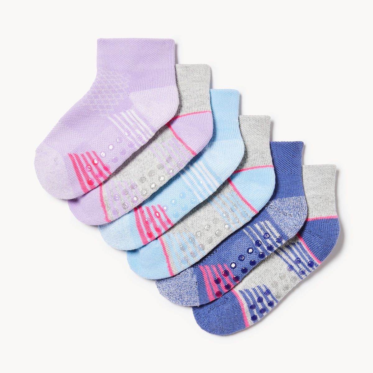 Toddler Girls' 6-Pack Anklets