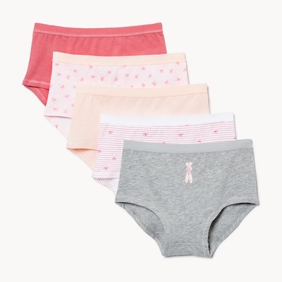 Toddler Girls' 5-Pack Cotton Boyshort - Multi