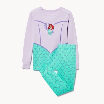 Toddler Girls' Disney Little Mermaid Sleep Set - Purple