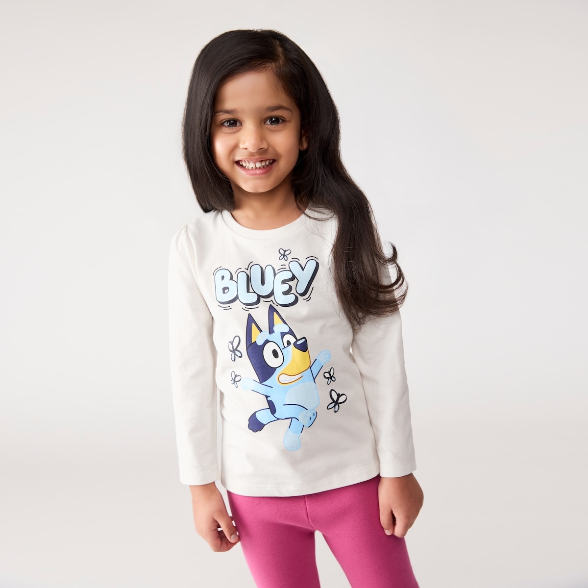 Toddler Girls' Bluey Long Sleeve Top