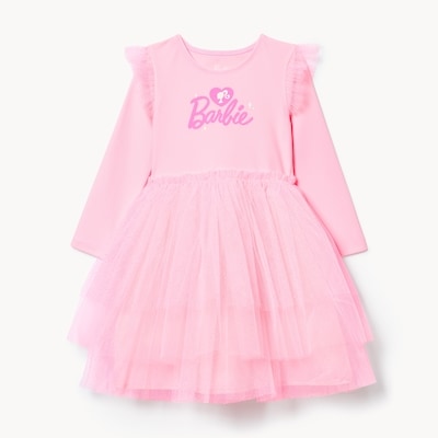 Toddler Girls' Barbie Ballerina Dress - Light Pink