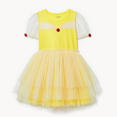 Toddler Girls' Disney Beauty and the Beast Dress - Lemon