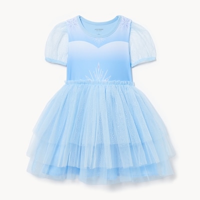 Toddler Girls' Frozen Elsa Dress - Light Blue