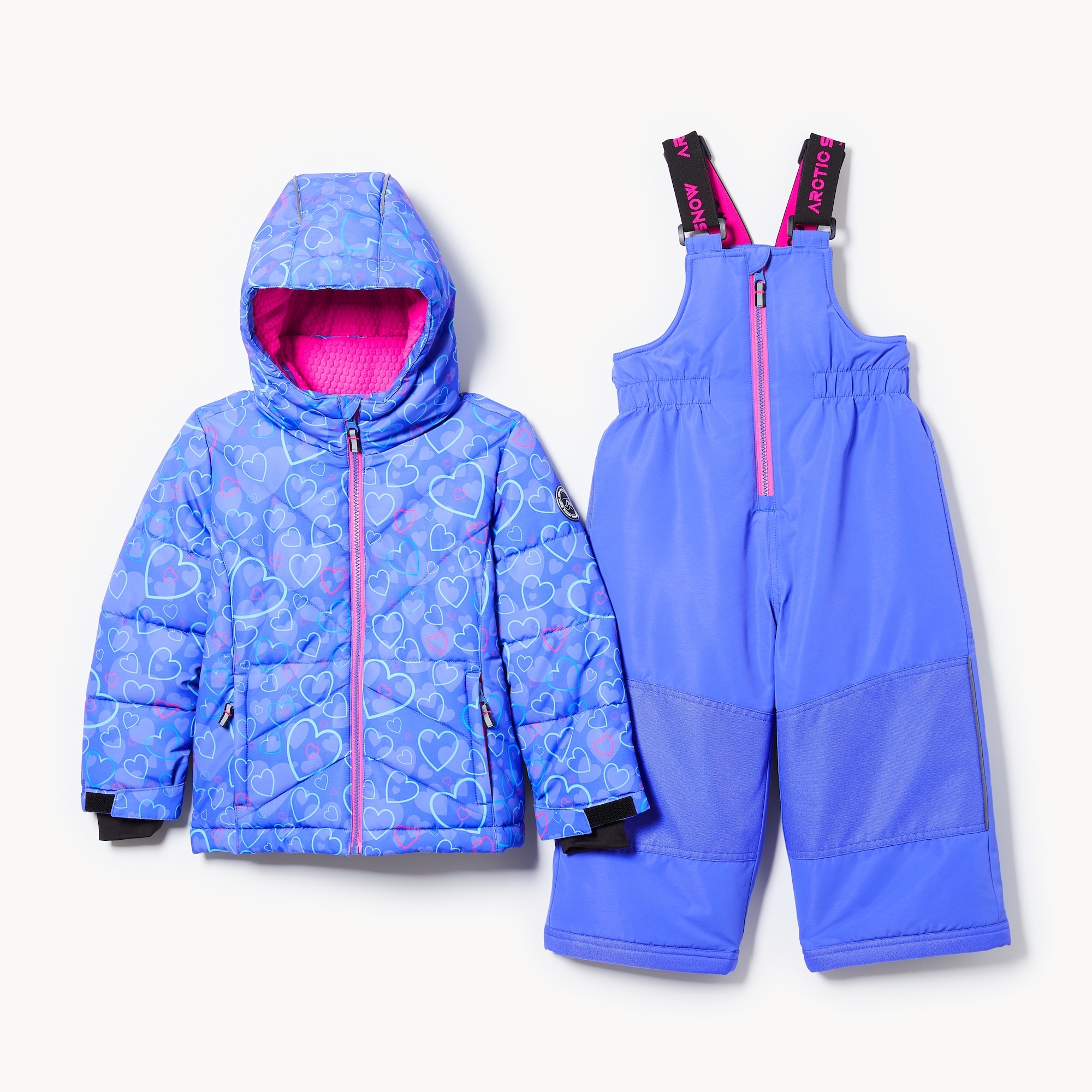 Toddler Girls' 2-Piece Arctic Snow Snowsuit Set in Purple from Joe