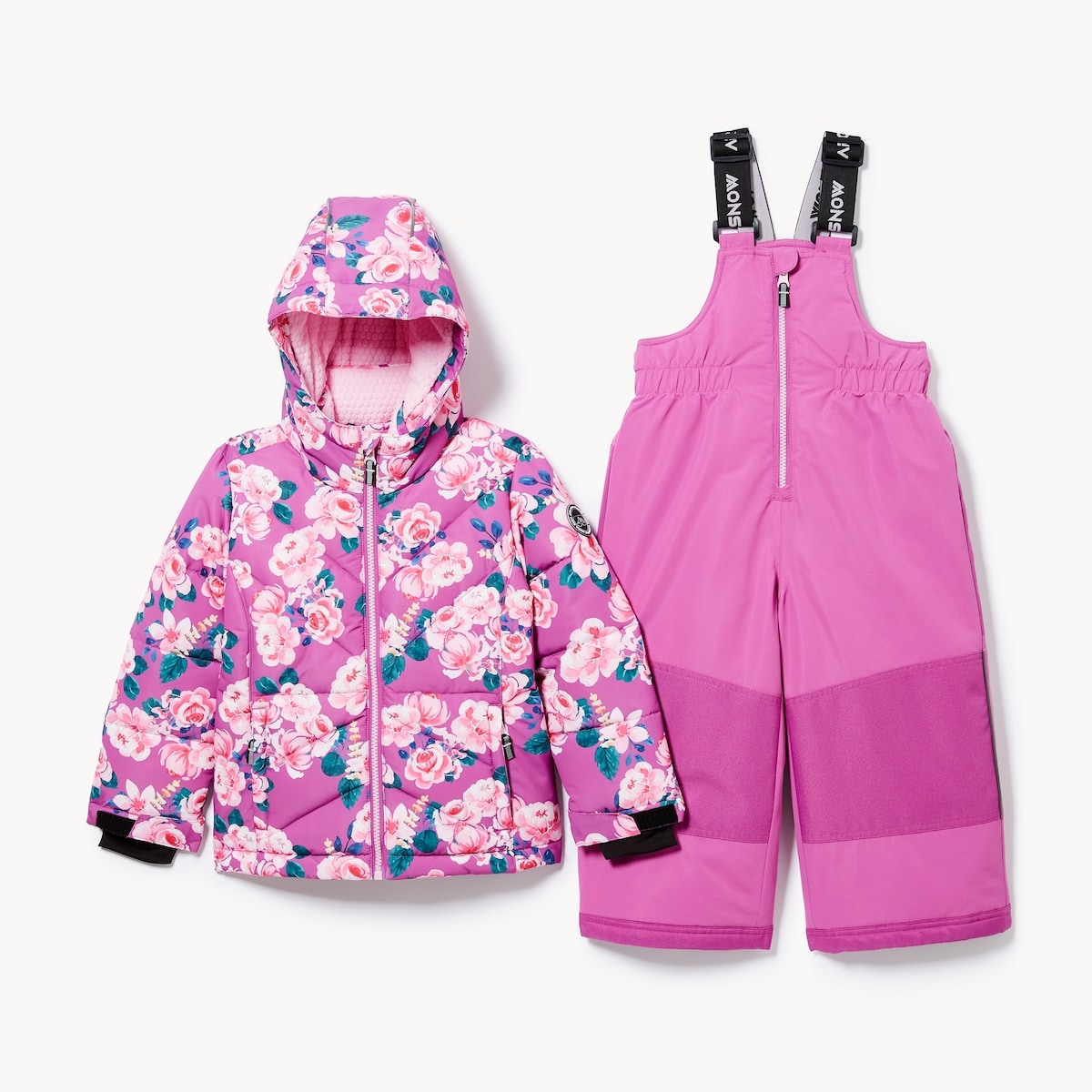 Toddler Girls' 2-Piece Arctic Snow Snowsuit Set - Pink