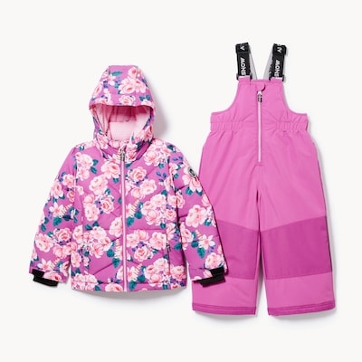Toddler Girls' 2-Piece Arctic Snow Snowsuit Set - Pink