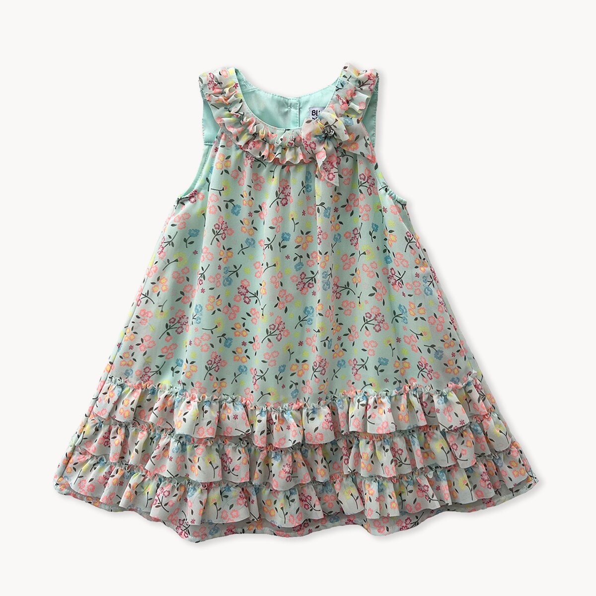 Toddler Girls' Blueberi Boulevard Chiffon Dress