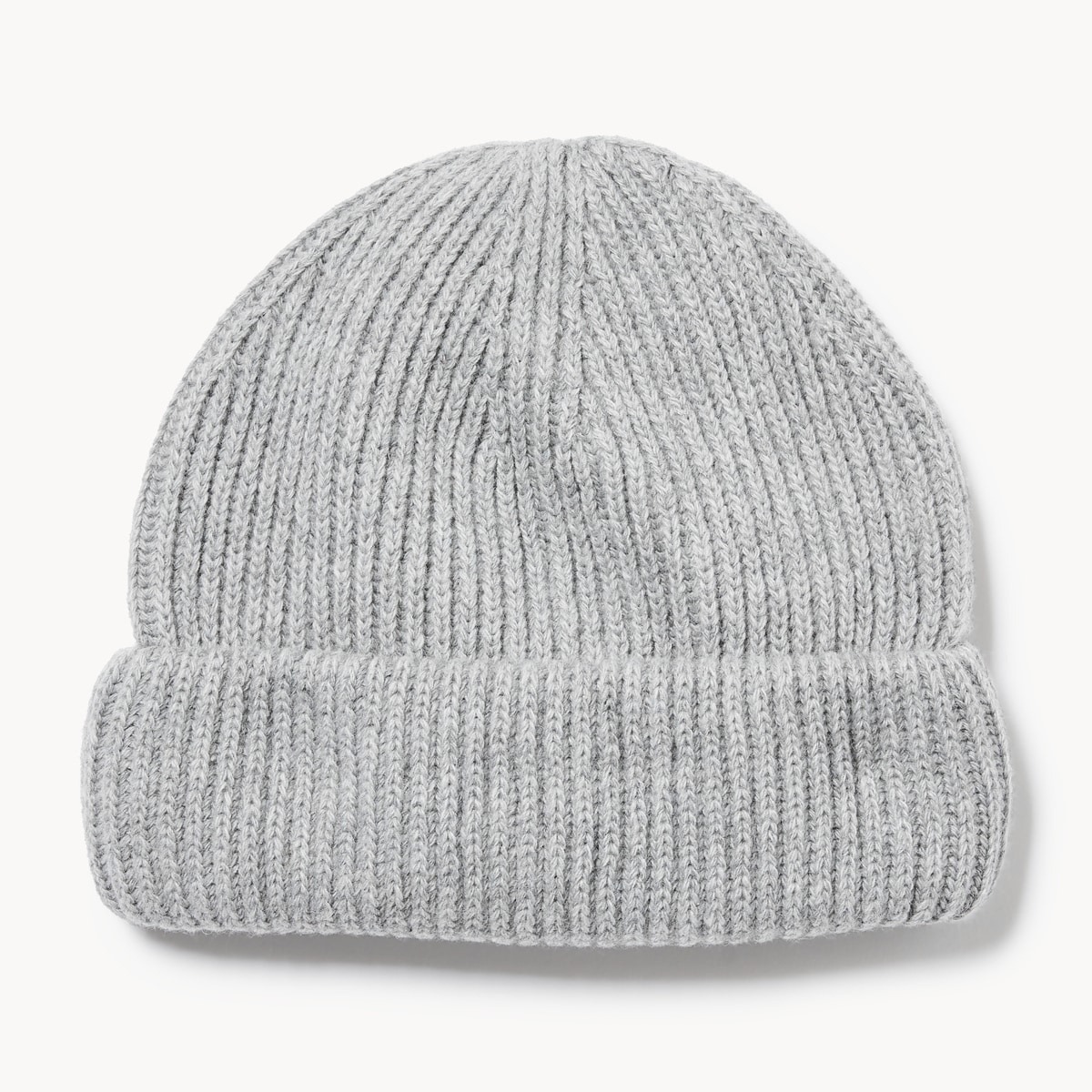 Men's Ribbed Toque - Grey Mix