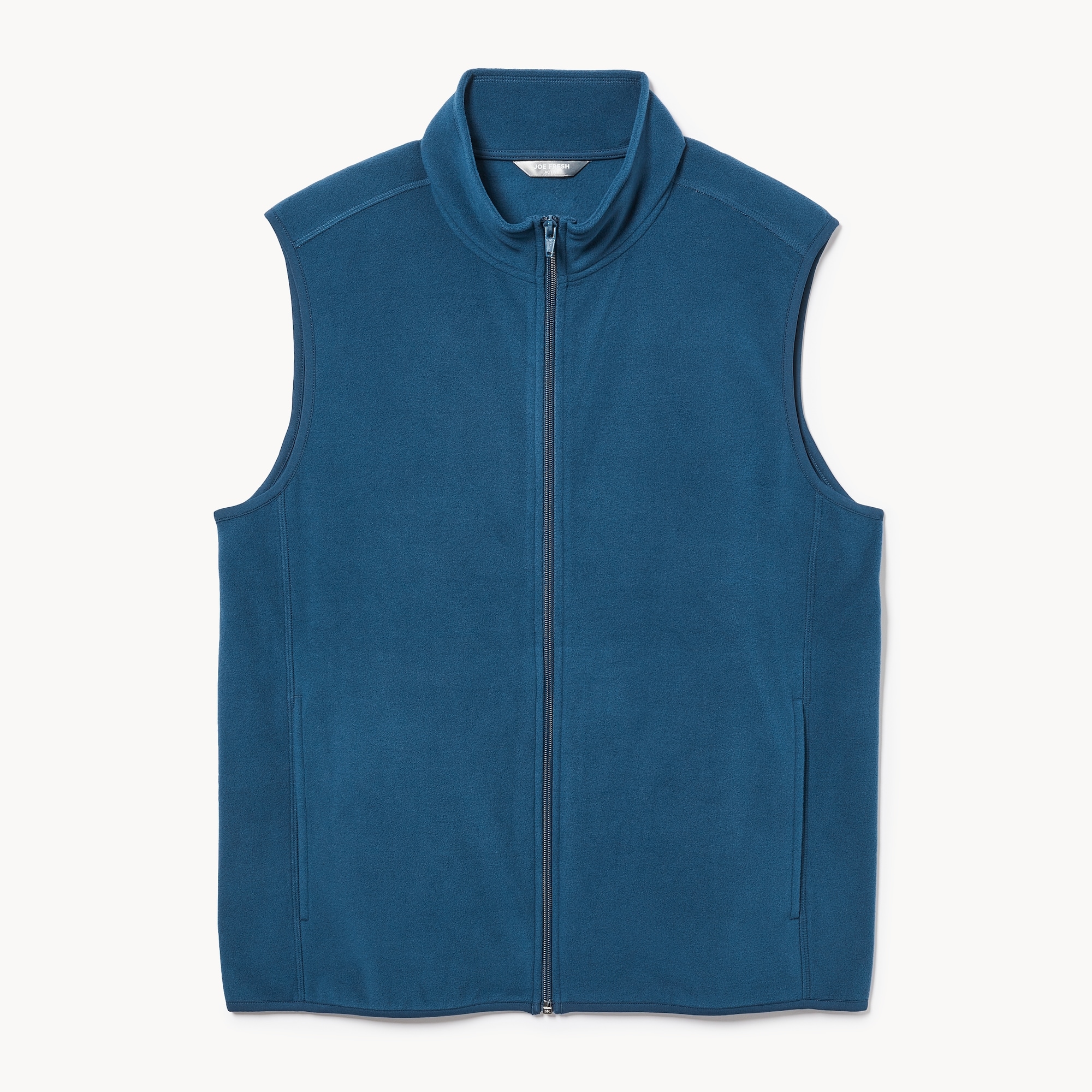 Men's Active Fleece Vest in Dark Blue from Joe Fresh