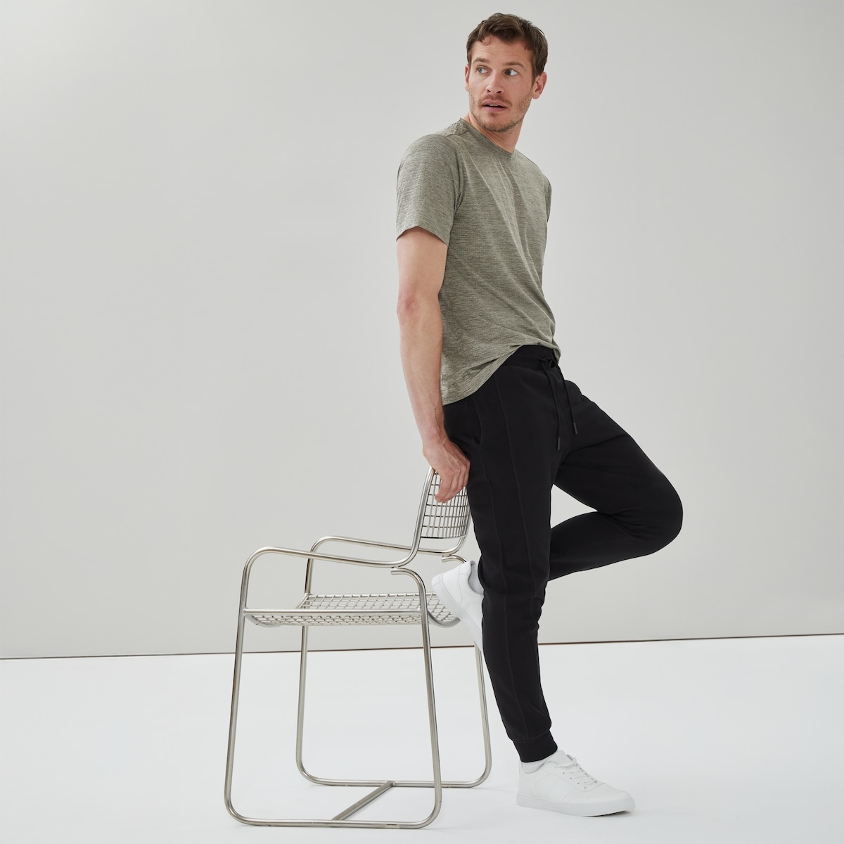 Men's Active Fleece Jogger - Black