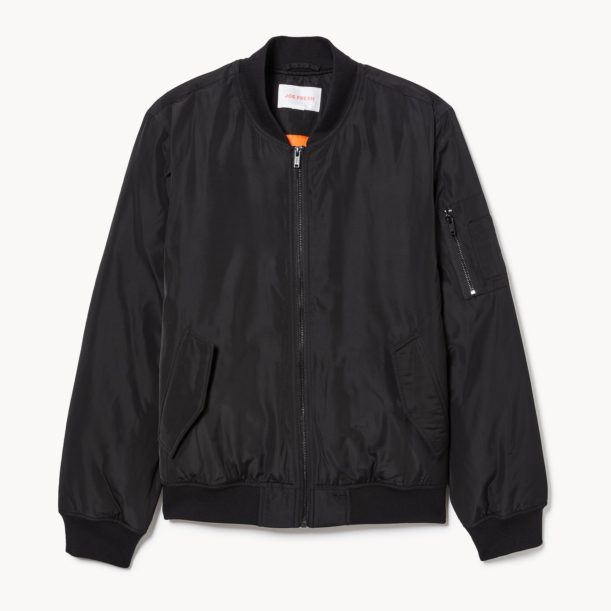 Men's Bomber Jacket in Black from Joe Fresh