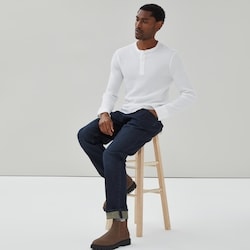 Joe Fresh Men's Waffle Knit Henley Top 1 ea, $29.00/1ea