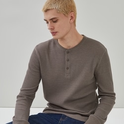 Joe Fresh Men's Waffle Knit Henley Top 1 ea, $29.00/1ea