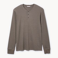 Joe Fresh Men's Waffle Knit Henley Top ea Your Independent