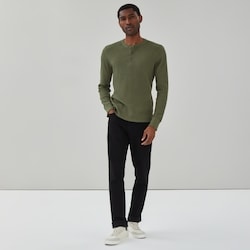 Joe Fresh Men's Waffle Knit Henley Top 1 ea, $29.00/1ea