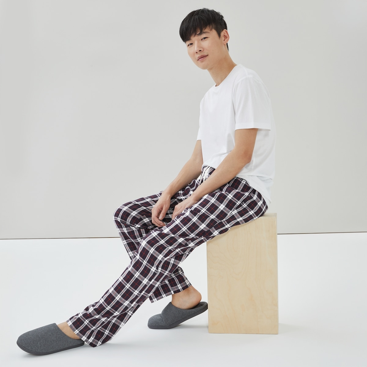 Pantalon de nuit classique pour hommes - Marine