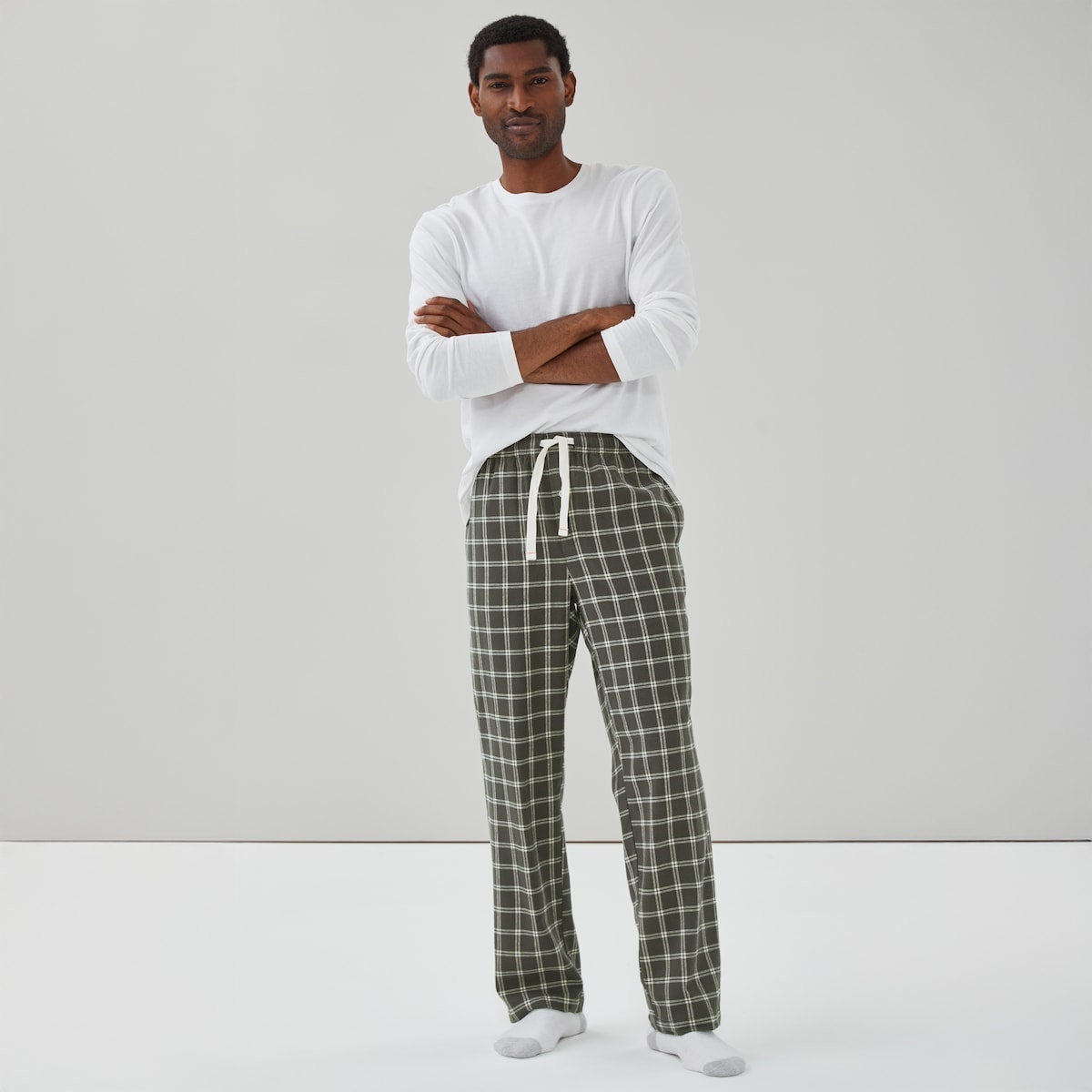 Pantalon de nuit en flanelle pour hommes