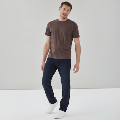 Men's Essential Organic Cotton T-Shirt - Brown Mix