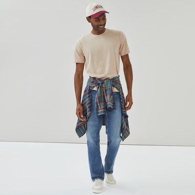 T-shirt essentiel en coton biologique pour hommes - Mélange Avoine