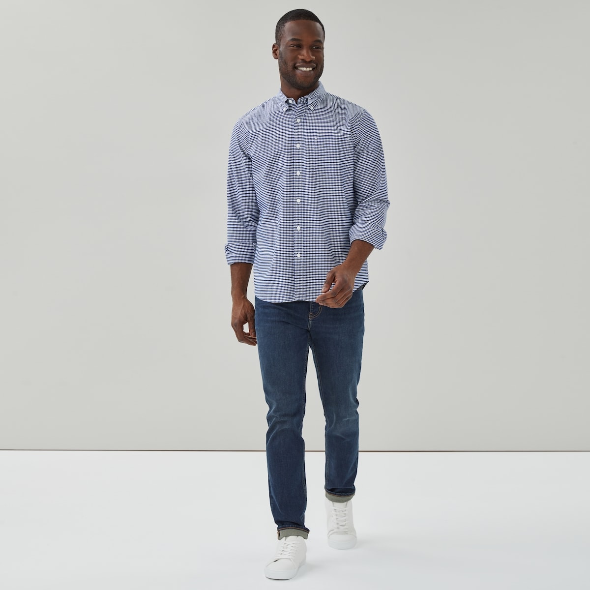 Men's Essential Oxford Button-Down - Dark Blue