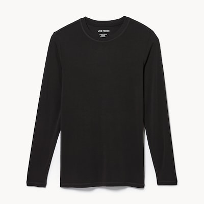 Men's Thermal Long Sleeve Top - Black
