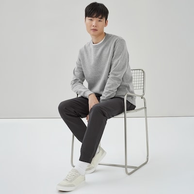 Adult Crew Neck Sweatshirt - Grey Mix