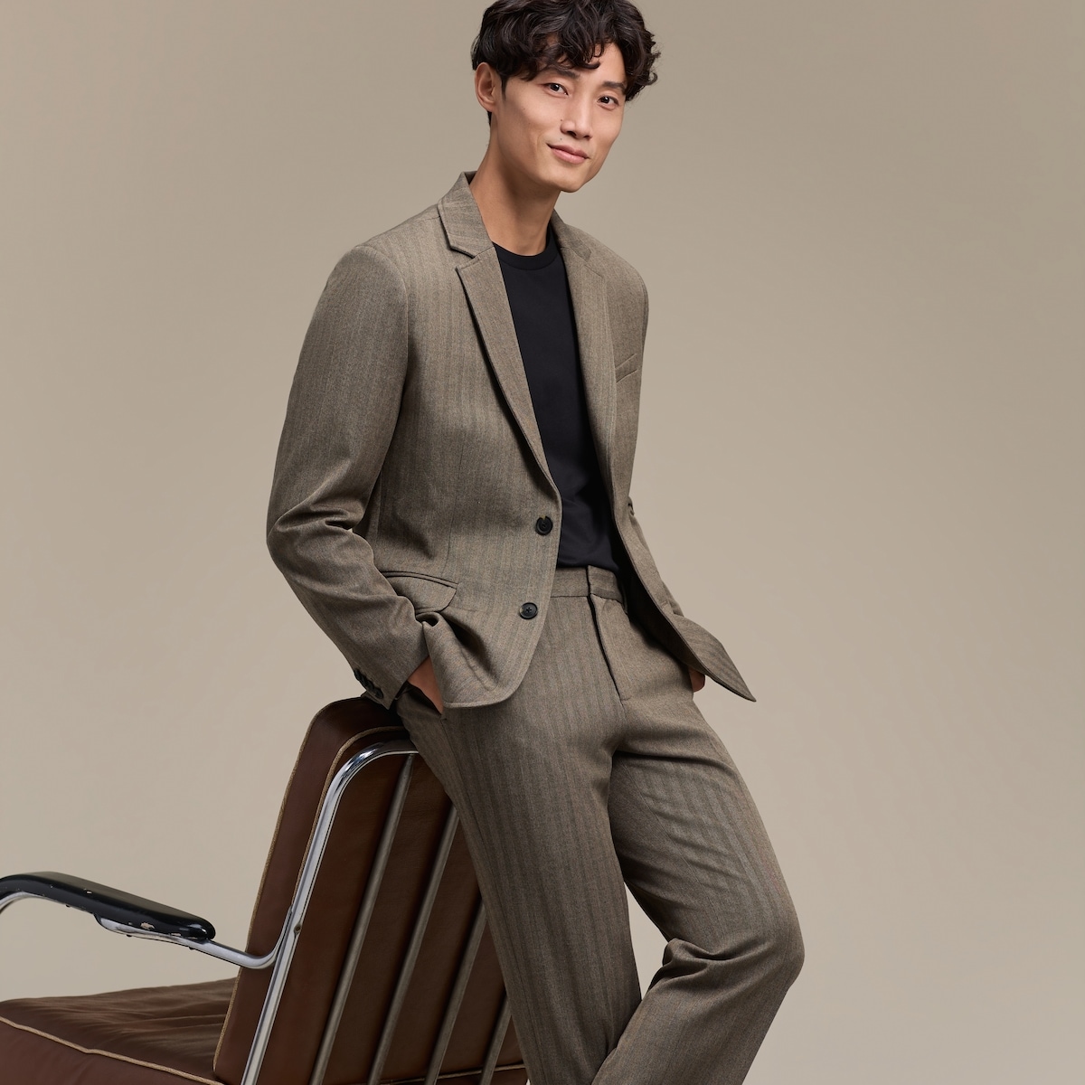 Veste de costume chevrons pour hommes