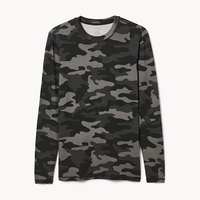 Men's Thermal Long Sleeve Top - Dark Grey